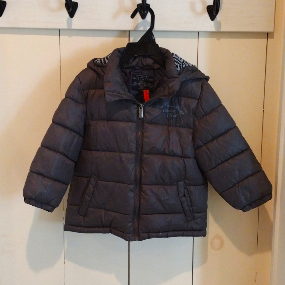 Designer Mayoral Kids Coat With Sweater lined Hood